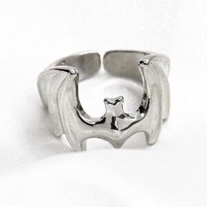 Silver Bat Ring
